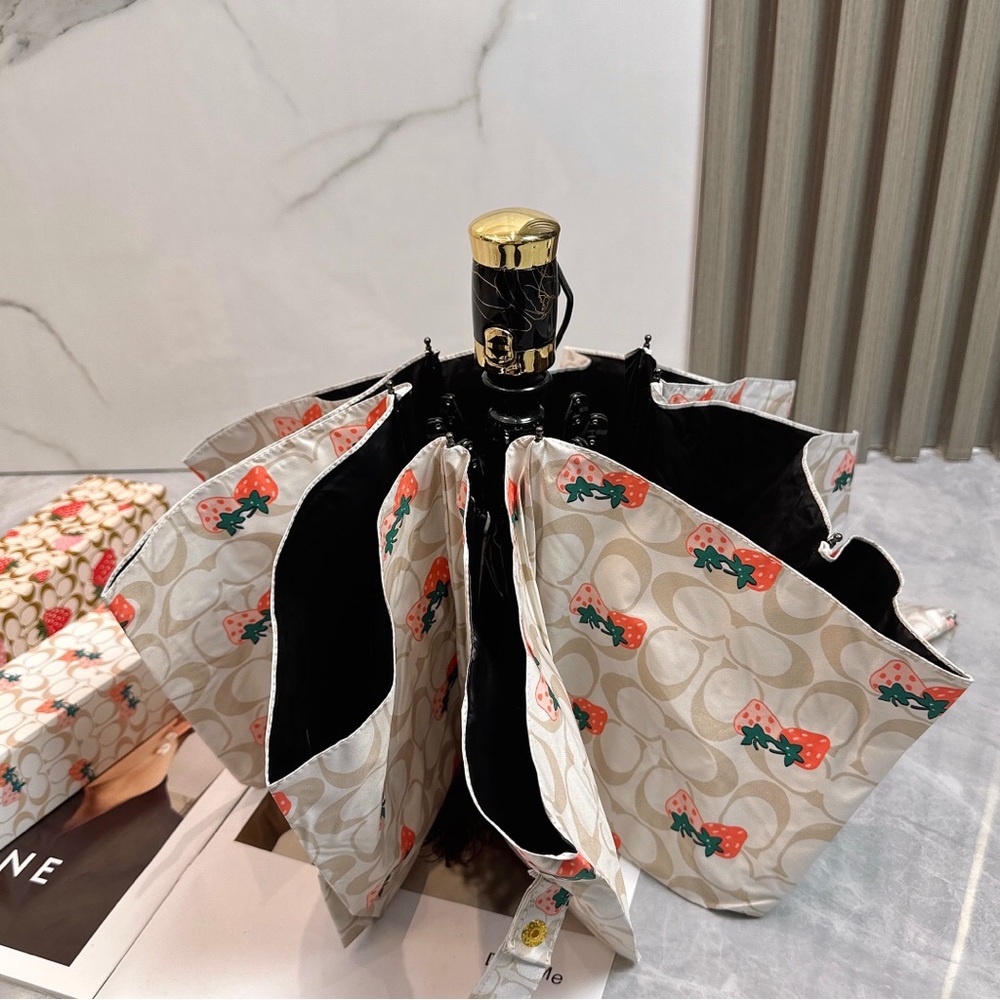 Coach fully automatic folding umbrella - Picture 3 of 7